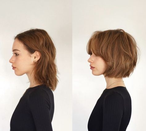 Sassy Bob Haircut With Bangs, Punk Rock Bob Haircut, Asymmetrical Bob Curtain Bangs, Bixie Curtain Bangs Round Face, Short Bob With Curtain Bangs Round Face, Edgy Short Haircuts For Thick Hair, Cub Cut Hairstyle, Face Framing Short Hair, 2024 Bangs