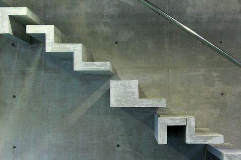 Staircase Architecture, Stair Design Architecture, Staircase Interior Design, Staircase Design Modern, Concrete Staircase, Stairs Design Interior, Interior Staircase, Stairs Architecture, Stairs Design Modern