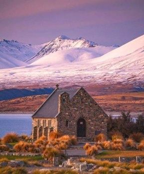 Lake Tekapo New Zealand, Tekapo New Zealand, Lake Lighthouse, Nz Travel, Winter Lake, New Zealand Landscape, New Zealand South Island, Good Shepherd, The Good Shepherd