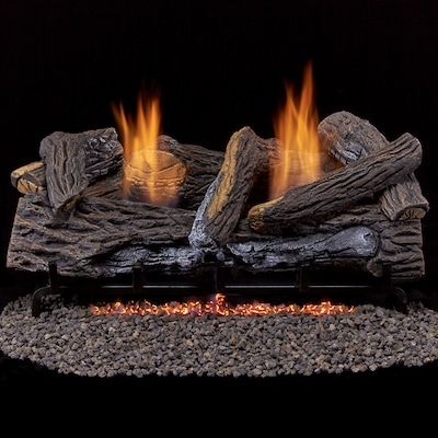 Propane fire logs at Lowes.com: Search Results Vent Free Gas Fireplace, Natural Gas Fireplace, Ventless Fireplace, Gas Log Sets, Fireplace Logs, Gas Fireplace Logs, Free Gas, Oak Logs, Gas Logs