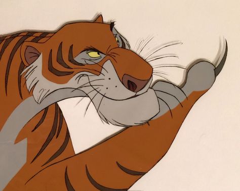 Jungle Book 1967, Shere Khan, Disney Sleeve, Lion King Drawings, Jungle Book Disney, Easy Disney Drawings, Evil Disney, Disney Brave, Lion King Art