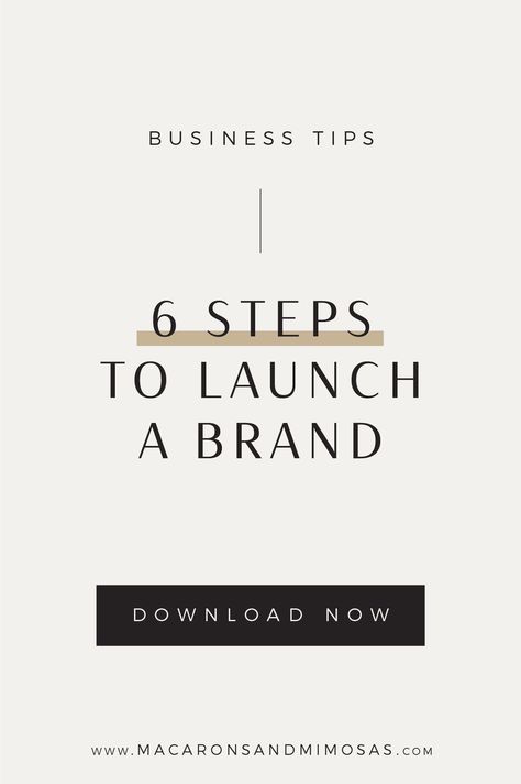 6 simple ways to Launch a new branding, product or rebranding for a logo design - Macarons and Mimosas #branding #branddesign #logo #logodesign Self Branding Logo, Business Boundaries, Branding Content, Business Things, Brand Launch, Social Branding, Branding 101, New Branding, Branding Resources