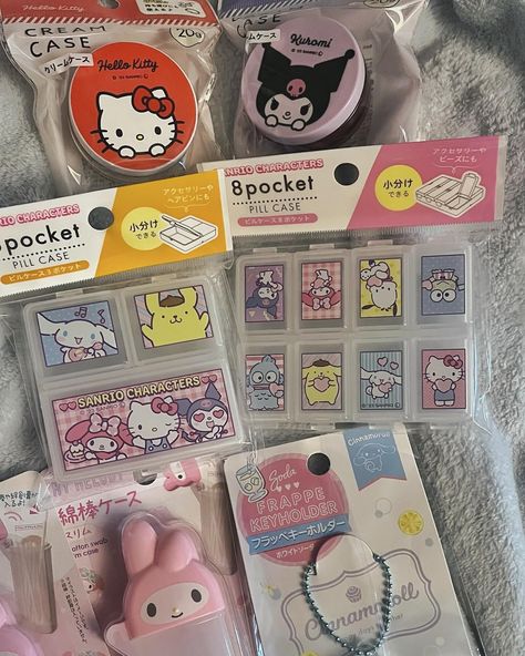 Daiso Haul, Sanrio Items, Pill Case, Sanrio Characters, Frappe, Kawaii Girl, 50th Anniversary, Girly Girl, Dream Life