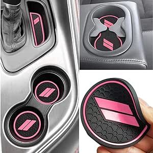 Auprite 11pcs Pink Anti Dust Mats for Challenger 2015-2023 Accessories,Custom Cup Holder Liners Mats Door Pocket Center Console Liners for Challenger 2022 Interior Accessories Dodge Challenger Accessories, Challenger Accessories, Challenger 2015, Custom Consoles, Scat Pack, Custom Cup, Pink Car, Cargo Liner, Model Fits