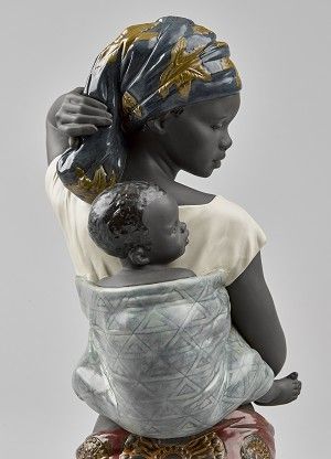 Baby Statue, African Figurines, Lladro Porcelain, Dragon Sculpture, Bronze Figurine, Porcelain Art, Metal Sculpture, Porcelain Figurines, African Women