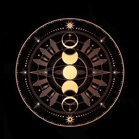 Black And Gold Space Aesthetic, Astrological App Icons, Spiritual App Icons, Astrology Phone Theme, Astrology Icons Aesthetic, Celestial Icons Aesthetic, Astrology Widget, Astrology App Icon, Celestial Widget