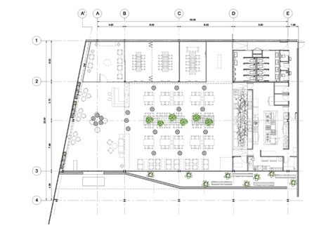 Restaurant Plan Design, Restaurant Layout Plan, Restaurant Design Plan, Lobby Floor Plan, Lobby Plan, Cafeteria Plan, Cafe Floor Plan, Cafe Plan, Restaurant Floor Plan