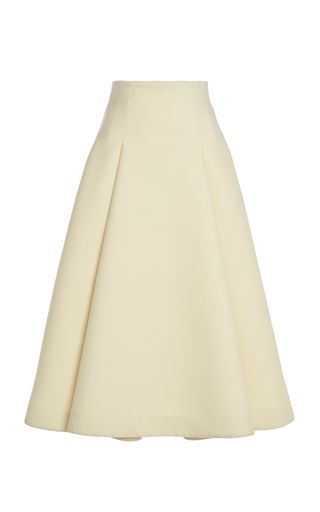 Bottega Veneta Skirts For Women | Moda Operandi Expensive Items, Wool Midi Skirt, Simple Sweater, Midi Wrap Skirt, Fall 23, Simple Sweaters, Cotton Midi Skirt, Knit Maxi Skirt, Latest Skirts