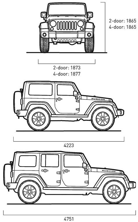 Download free 2007 Jeep Wrangler SUV blueprints. Outlines helps 3d artists, 3d modellers, designers and design studios to find the best blueprints for 3d modeling, animation, CAD and rendering, We supports Autodesk products such as 3D studio MAX, AutoCAD, Maya etc. Use PDF vector templates for car design, wrapping, vinyls making and for commercial fleet branding. Jeep Designs Ideas, Jeep Template, Jeep Wrangler Drawing, Jeep Blueprint, Jeep Drawing, Cj7 Jeep, Jeep Design, Car Dimensions, Jeep Art