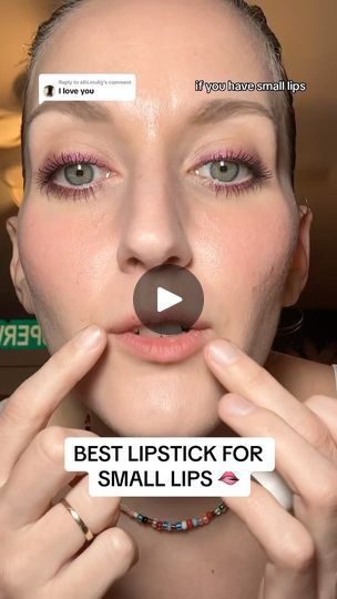 18K views · 950 reactions | BEST LIPSTICK FOR SMALL LIPS 🫦😱

What do you think? 

Wearing @violette_fr Bisou Balm in Bonbon Coquelicot 

#makeuptutorials #lipstick | Mallory Osses | malloryosses · Original audio Lipstick For Small Lips, Makeup For Small Lips, Small Lips Makeup, Bisou Balm, Small Lips, Best Lipsticks, Lips Makeup, Lip Makeup, Makeup Tutorial