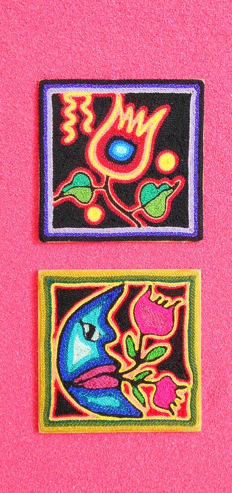 Mexico Huichol Art Nierika Yarn Painting, Huichol Art, Arte Popular, Art Activities, Tequila, Jewelry Art, Etsy Seller, Small Business, Unique Items Products