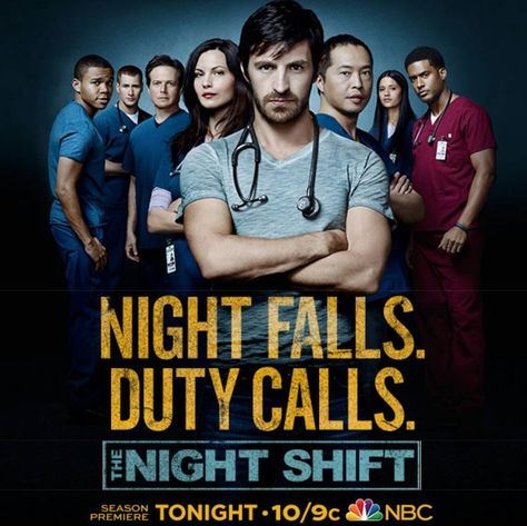 Fake #scrubs? @hutchtherad  #thenightshift #thenightshiftnbc #nbcnightshift #scrubsnbc #scrubsabc #abcscrubs #nbcscrubs Flashpoint Tv Series, Brendan Fehr, The Night Shift, Nbc Tv, Tv Series To Watch, Free Tv Shows, Tv Series Online, Night Shift, Television Show