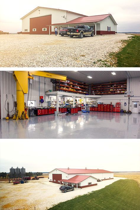 An insulated shop. Machine storage. A farm office. All in one Morton. Check out our website to see what we’ve built. Work Shop Building, Farm Office, Metal Shop Building, Pole Barn Garage, Morton Building, Machine Storage, Barn Shop, Pole Barns, Barn Garage