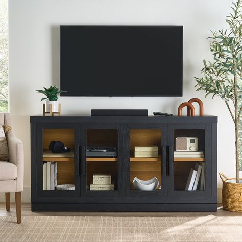 Added to cart | Relevant recommendations Dark Brown Tv Stand Living Room, Tv Cabinets With Doors, Tv Stand With Glass Doors, Tv Stand With Doors, Tv Stand Black, Cabinet Tv Stand, Wood Tv Unit, Black Tv Stand, Tv Stand Decor