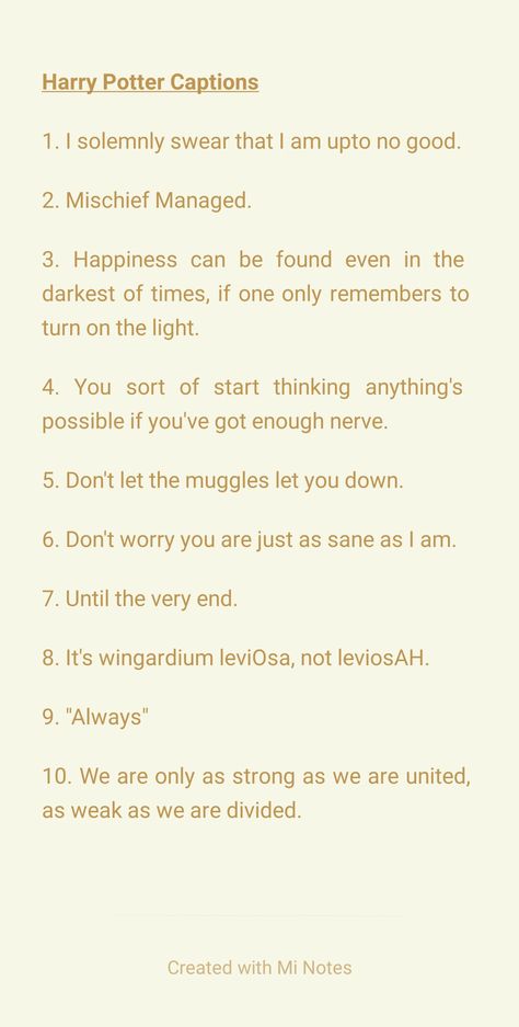 Potterhead Captions, Make Instagram Look Good, Instagram Bio Ideas Harry Potter, Captions To Make Your Ex Miss You, Amazing Captions For Instagram, Looking Pretty Captions, Instagram Bio Ideas From Books, Loving Myself Captions Instagram, Looking Captions For Instagram