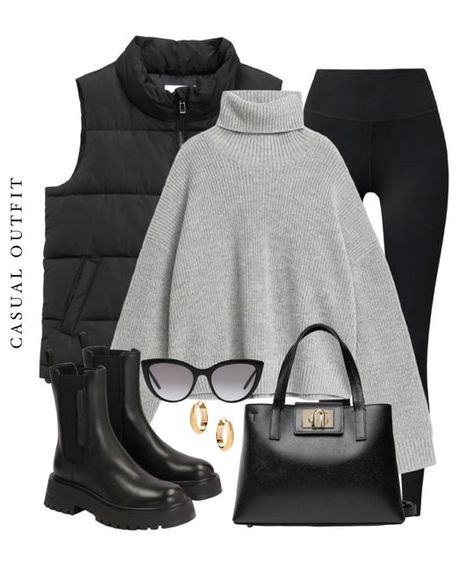 Grey And Black Winter Outfits, Fall Boots Outfit Work, Wednesday Winter Outfit, Toronto Winter Outfit, Conference Attire Women, Christmas Market Outfit Winter, Winter Drinks Outfit, Dark Grey Outfit, Fall Night Out Outfit