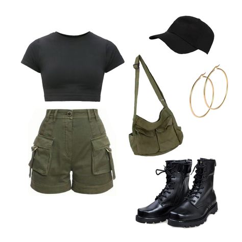 Army Outfit, Galaxy Fashion, Aesthetic Outfit Ideas, Trendy Dress Outfits, Style 2023, Tomboy Fashion, Fantasy Clothing, Airport Outfit, Trendy Dresses