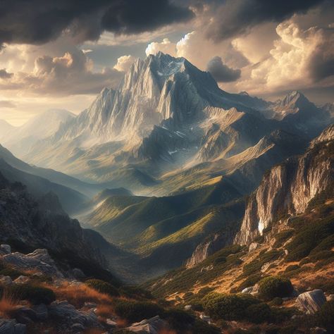 Greek Mythology Landscape, Mount Olympus Art, Pan Mythology, Hero Aesthetic, Greek Landscape, Children Of Eden, Greek Mountains, Olympian Gods, The Greek Gods