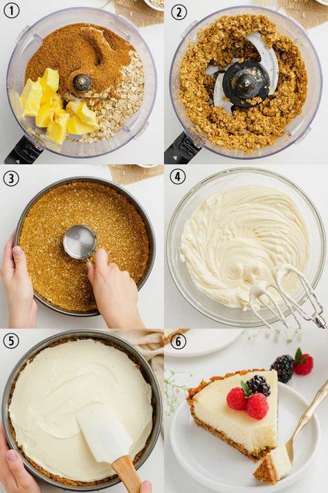 Eggless Cheesecake - Texanerin Baking Eggless Cheesecake Recipes, Eggless Cheesecake, Gluten Free Cheesecake Recipes, Homemade Graham Cracker Crust, Cheese Brands, Homemade Graham Crackers, Eggless Desserts, Yoghurt Cake, Gluten Free Cheesecake