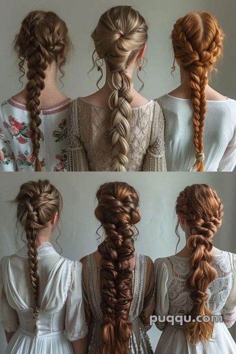 Celtic Updo, Norwegian Braids, Fantasy Hair Styles, Elegant Braided Hairstyles, How To Fishtail, Historical Hairstyles, Medieval Hairstyles, Different Braids, Beautiful Braided Hair