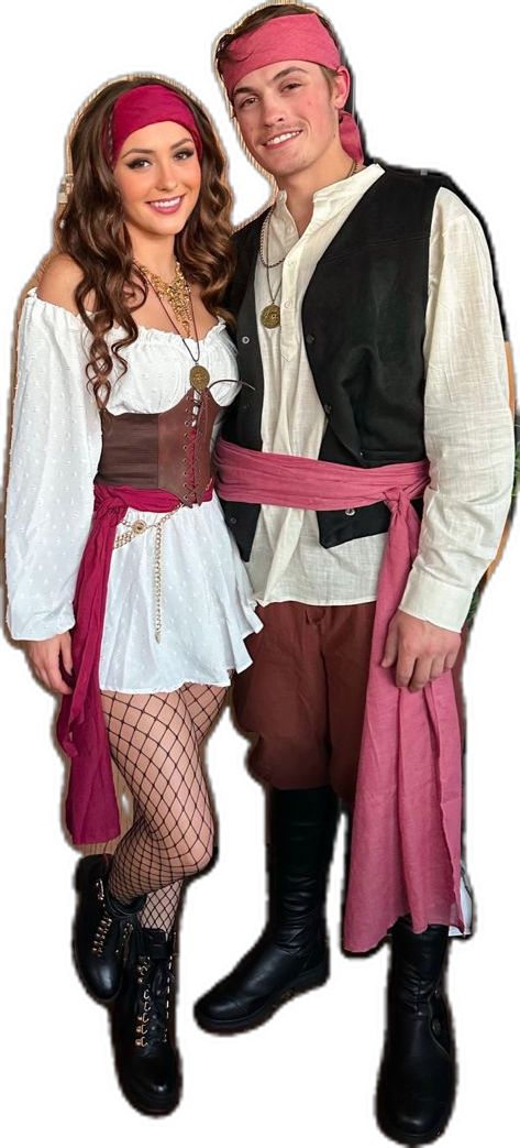 Tourist Costume, Punny Costumes, Daphne Costume, Unique Couple Halloween Costumes, Duo Costumes, Cheerleader Costume, Matching Costumes, Halloween Costumes For Couples, Fantasias Halloween