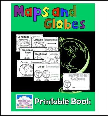 FREE SOCIAL STUDIES LESSON - “Maps and Globes - A Printable Book for Introducing or Reviewing Map Skills” - Go to The Best of Teacher Entrepreneurs for this and hundreds of free lessons. 2nd - 4th Grade   #FreeLesson    #SocialStudies    http://www.thebestofteacherentrepreneurs.net/2015/12/free-social-studies-lesson-maps-and.html Social Studies Maps, Global Studies, Third Grade Social Studies, 3rd Grade Social Studies, Geography Worksheets, Geography For Kids, Homeschool Geography, Geography Map, Map Skills