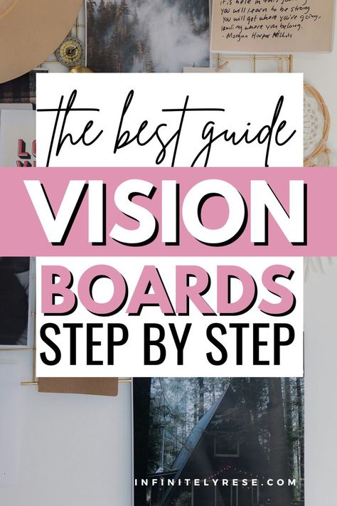 Have you thought about vision board manifesting for the new year? Unsure what to add to a vision board for your 2025 goals? Let me show you how to create a vision board that works! I’ll break down the vision board step by step. Make your new years resolution vision board the foundation of your dream year. 10 Year Vision Board, New Year Resolution Vision Board, Vision Board Materials List, Invision Board, New Years Vision Board Ideas, How To Create A Vision Board, How To Make A Vision Board, Vision Board Success, Dreams To Reality