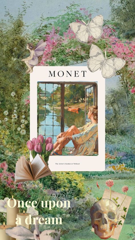 Fairy Moodboard, Shuffles Aesthetic, Dream Diary, Marketing Poster, Health And Fitness Tips, Claude Monet, Dream Garden, Whimsical Art, Connect With People