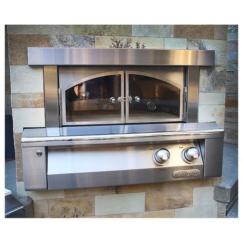 Alfresco 30-Inch Built-In Outdoor Pizza Oven - AXE-PZA-BI Built In Pizza Oven, Propane Pizza Oven, Outdoor Gas Pizza Oven, Indoor Pizza Oven, Oven Outdoor, Gas Pizza Oven, Outdoor Pizza Oven, Pizza Ovens, Outdoor Pizza