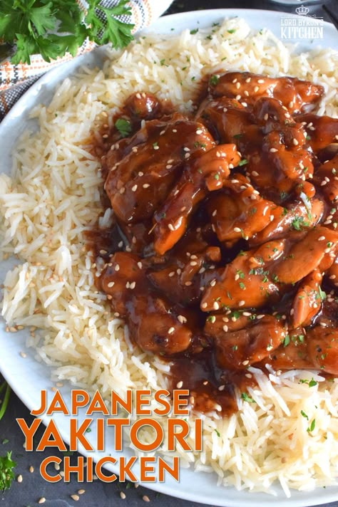 Chicken Yakitori Recipe, Japanese Yakitori, Yakitori Recipe, Yakitori Chicken, Barbecue Sauce Chicken, Japanese Bbq, Chicken Sauce Recipes, Japanese Chicken, Bbq Sauce Chicken