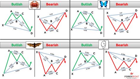 How to Trade Harmonic Patterns?    With regular practice, traders can understand the Harmonic patterns and spot them conveniently through the Fib tools. As stated in the previous chapters, the common Harmonic patterns are essentially the 5 point patterns i.e. Gartley, Crab, Butterfly, Cypher,... How To Trade Harmonic Patterns - Presentation #5 https://slicktrade.net/how-to-trade-harmonic-patterns-presentation-5/  SlickTrade Academy - Nadex and Forex - Online Trading Academy Harmonic Pattern, Technical Trading, Stock Chart Patterns, Learn Forex Trading, Intraday Trading, Chart Pattern, Trading Courses, Trading Charts, Swing Trading