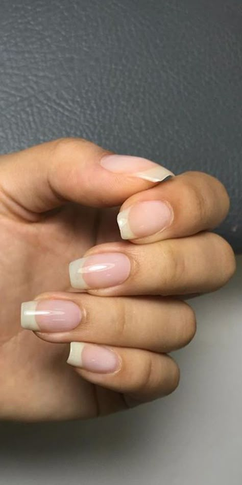 Natural Acrylic Nails Short, Natural Nail Acrylic, Natural Ombre Nails, Natural Nails Ideas, Natural Tattoos, Natural Beauty Quotes, Long Natural Nails, Nail Care Routine, Nail Growth