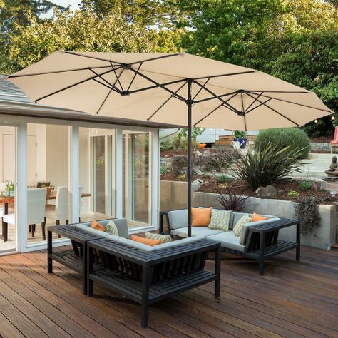 Overstock Patio, Design Per Patio, Large Patio Umbrellas, Beach Canopy, Decking Area, Patio Pergola, Garden Umbrella, Garden Wallpaper, Patio Shade