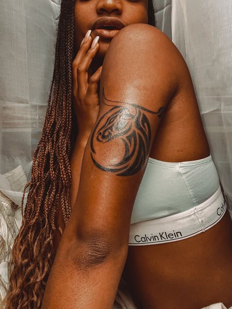 #tattoo #taurus #bull #calvin #mycalvins #geometrictattoos Taurus Tattoo Black Woman, Taurus Goddess Tattoo, Bull Tattoo Feminine, Taurus Tattoo For Women, Taurus Goddess, Taurus Flower, Tattoo Taurus, Cover Up Tattoos For Women, Taurus Tattoo