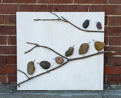 Bird Art Diy, Tree Branch Crafts, Elderly Crafts, Tree Branch Art, Twig Crafts, Tree Branch Decor, Twig Art, Branch Art, Diy Tree