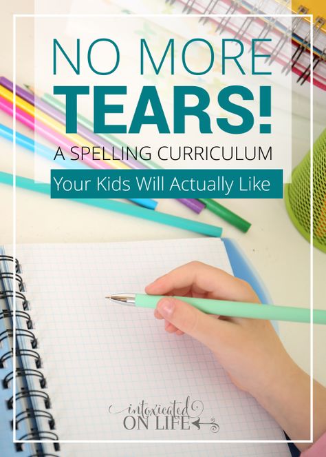 No More Tears - Spelling curriculum our kids actually LIKE!!!! WIN! #homeschool #homeschooling #homeschoolcurriculum Homeschool Spelling, 5th Grade Spelling, Spelling And Handwriting, No More Tears, Grade Spelling, Gifts For Photographers, Online School, Flash Photography, Literacy Activities