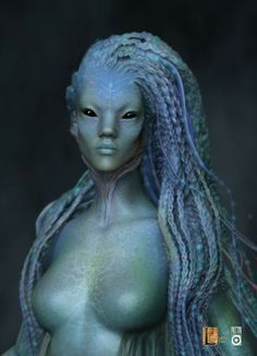 Mermaid Fantasy Makeup, Siren Creature, Evil Mermaids, Prosthetic Makeup, On Stranger Tides, Female Monster, Siren Mermaid, Alien Concept, Futuristic Art