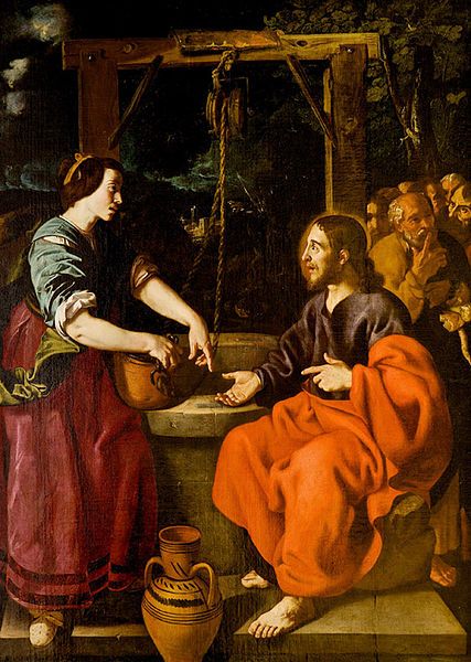 Jerónimo Jacinto de Espinosa  (1600–1667) Jesus and the Samaritan woman, 17th century Saint Giles, Orazio Gentileschi, The Samaritan Woman, Samaritan Woman, The Samaritan, Artemisia Gentileschi, St Jerome, Female Painters, Religious Paintings