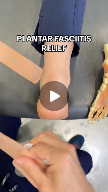 Alireza Khosroabadi, DPM. | Foot & Ankle Surgeon on Instagram: "Need plantar fasciitis pain relief? Try this taping method! . . . #podiatrist #footdoctor #plantarfasciitis #kinesiology #kinesiologytape" Plantar Facitis Tapping, Plantar Facitis Wrapping, Kt Tape For Heel Pain, How To Tape Planter Fasciitis, Plantar Fascia Kt Taping, Taping For Planters Fasciitis, Kt Tape Planters Fasciitis Heel Pain, Kt Tape For Plantar Faciatis, Heal Pain Relief