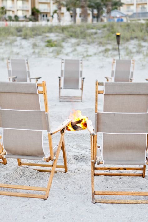 Beachside fire pit for a fall beach wedding in FL. Photography: Wes Roberts Photography - wesrobertsphotography.com Folly Beach Bachelorette Party, Beach Bonfire Bachelorette, Wedding Beach Bonfire, Bachelorette Rosemary Beach, Bachelorette Bonfire, Fire Pit Birthday, 30a Elopement, Beach Bonfire Aesthetic, Rosemary Beach Bachelorette Party