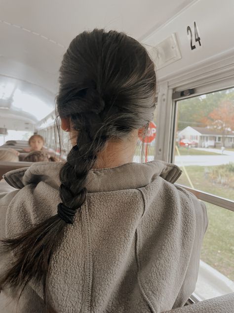 Low french braid Low French Braid, Back Braid, Dream Makeup, Volleyball Hairstyles, French Braid, Hair Goals, Volleyball, Braided Hairstyles, Hair Makeup