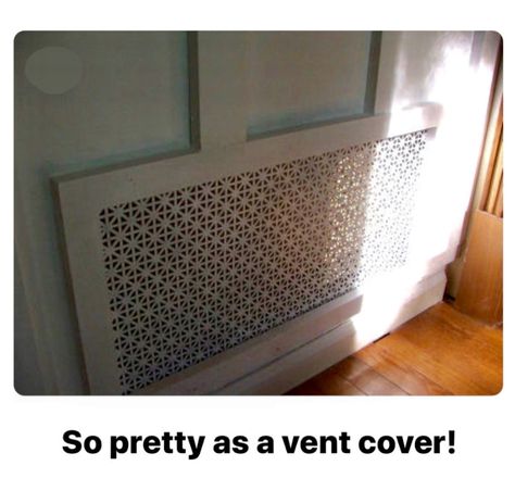 Diy For The Home, Air Return Vent Cover, Cold Air Return, Wall Vent Covers, Baseboard Heater Covers, Return Air Vent, Diy Cabinet Doors, Hallway Makeover, Glen Arbor