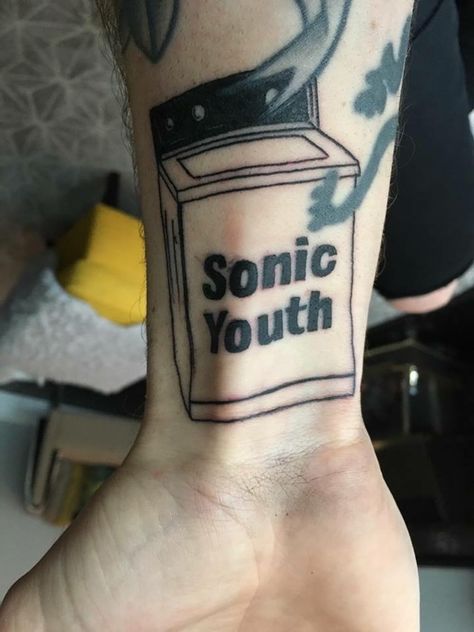 Whimsical Tattoos, Armor Tattoo, Machine Tattoo, Omerta Tattoo, Sonic Youth, About Tattoo, Cartoon Tattoos, Band Tattoo, Real Tattoo