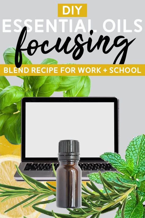 Essential Oil Blend for Focus - This DIY essential oil blend is great for productivity and focusing during work or school. #essentialoils #aromatherapy #diy #holistic #focus #productivity Aromatherapy Diy, Essential Oil Safety, Oils For Sleep, Mountain Rose Herbs, Essential Oils For Sleep, Diy Essentials, Essential Oil Blends Recipes, Plant Therapy, Work Study