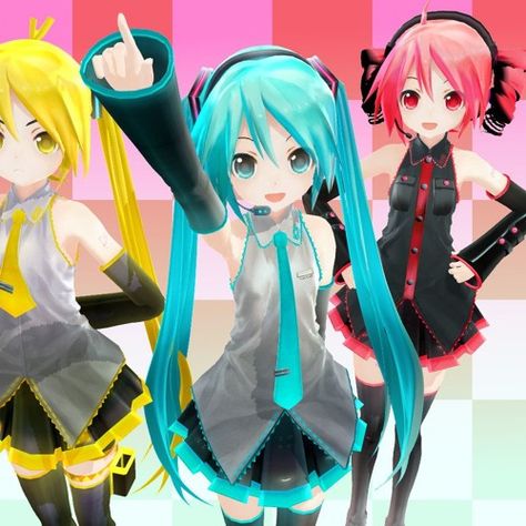 Triple Baka Squad, Triple Baka, Miku Cosplay, Vocaloid Characters, Kawaii Core, Party Rock, Cute Cats Photos, Magnum Opus, Cute Selfie Ideas