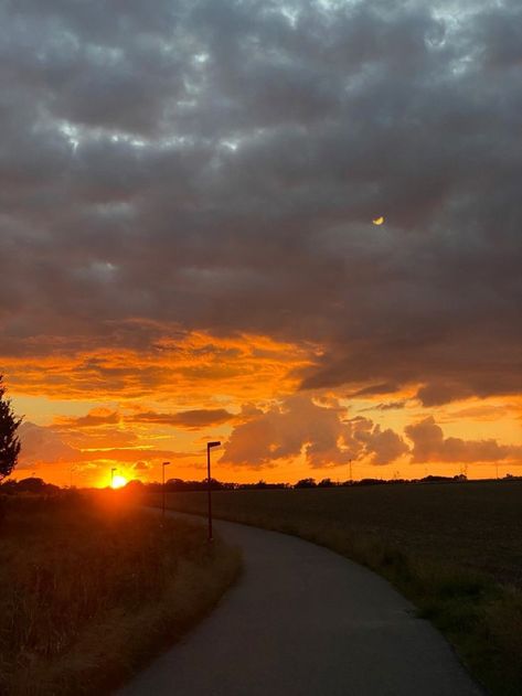 Golden Hour Photos, Sunrise Pictures, Sunset Rose, Aesthetic Sunset, Sky Pictures, Look At The Sky, Pretty Landscapes, Pretty Sky, Sunset Pictures