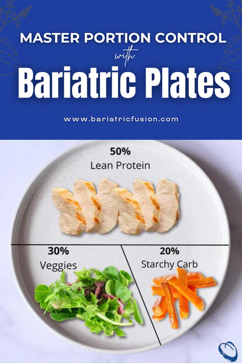 Achieve your weight loss goals with Bariatric Portion Plates! Designed by experts, these plates help you manage portion sizes effectively, ensuring balanced meals for post-surgery nutrition. #BariatricSuccess #PortionControl #HealthyLiving Portion Plate, Portion Sizes, Bariatric Recipes, Balanced Meals, Post Surgery, Surgery, Healthy Living, Nutrition