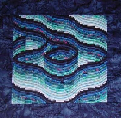 Quilt Inspiration: More fabulous bargello quilts : Bargello Blues, 24 x 36, by Ruth Blanchet at Arbee Designs Blue Quilt Patterns, Bargello Quilt Patterns, Bargello Quilt, Bargello Patterns, Bargello Quilts, Blue Quilts, Quilt Patterns Free, Quilt Tutorials, Beautiful Quilts