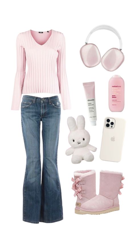 🎀 ~ #outfitinspo #pink #coquette #beauty #fashion #fyp Cute Outfits Girly, Fit Aesthetic, Spring Inspo, Downtown Outfits, Pink Coquette, Outfit Inspo Casual, Fits Clothes, Cute Everyday Outfits, Cute Simple Outfits