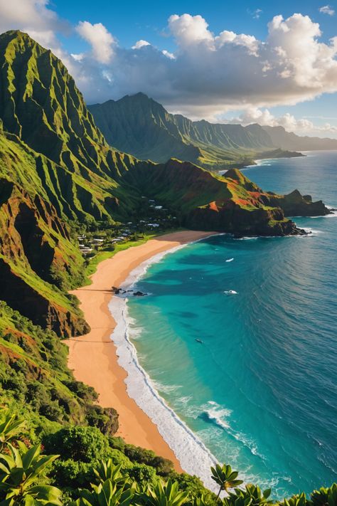 Unveiling the Artistic Charms of Kauai 🎨 Hawaii Wall Art, Napali Coast, Hanalei Bay, Hawaiian Art, Learn Facts, Support Local Artists, Kauai Hawaii, Island Getaway, Hawaii Island